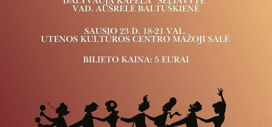 Liaudiškos muzikos – šokių vakaras TRADICIJOS RITMU