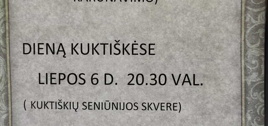 Valstybės dienos minėjimas Kuktiškėse