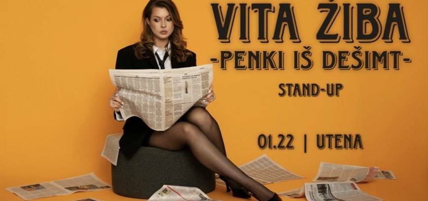 Vita Žiba su STAND-UP programa 