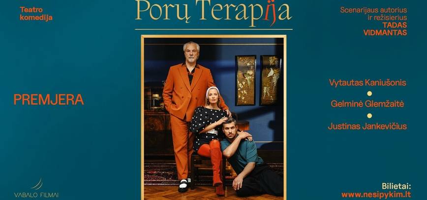 Teātra komēdija PĀRU TERAPIJA