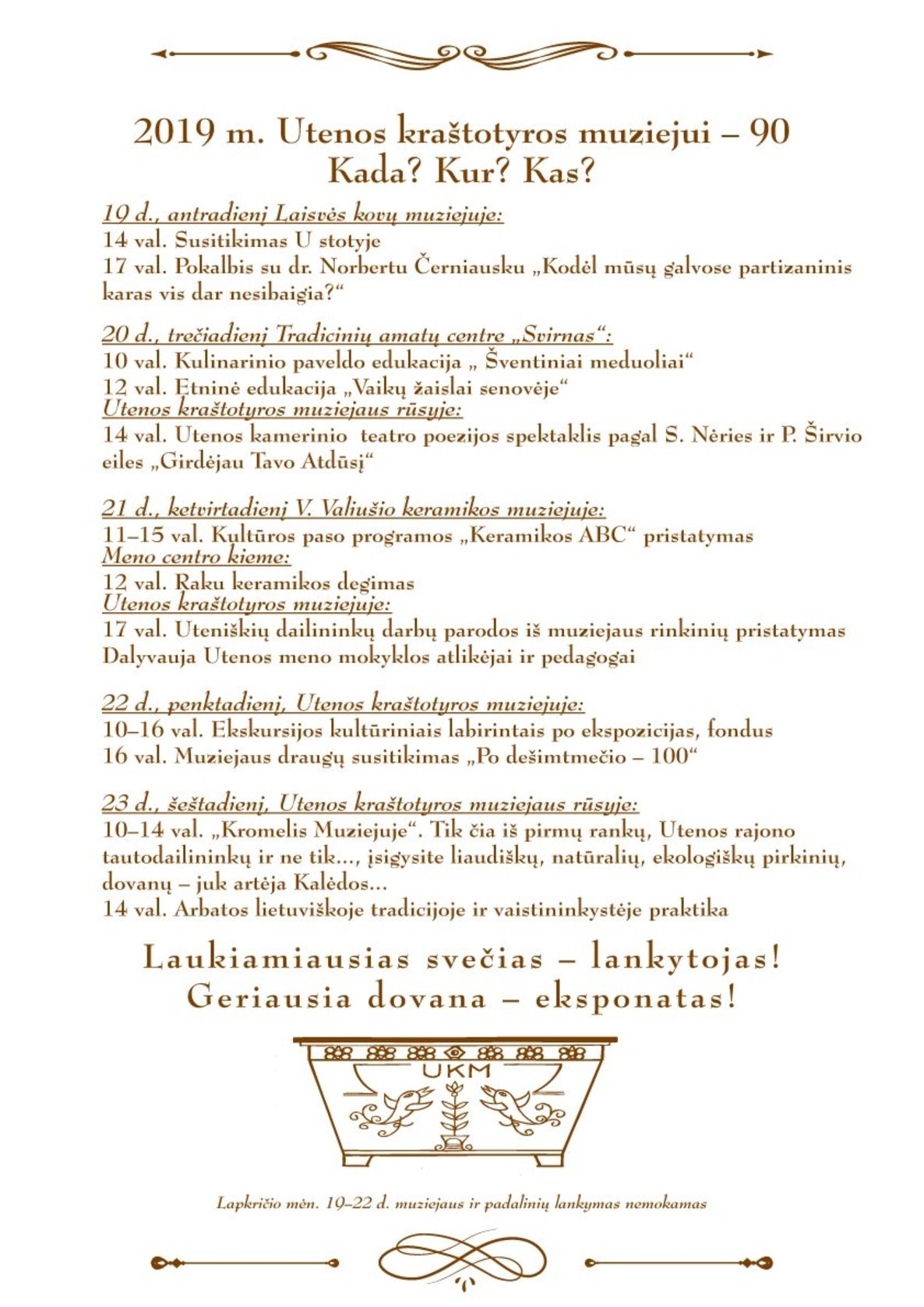 Utenos kraštotyros muziejui - 90