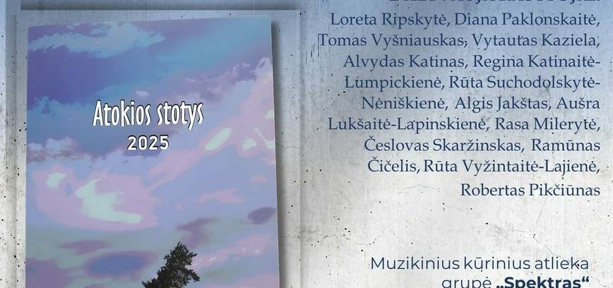 PENKIOLIKTOJO ALMANACHO „Atokios stotys 2025“ SUTIKTUVĖS