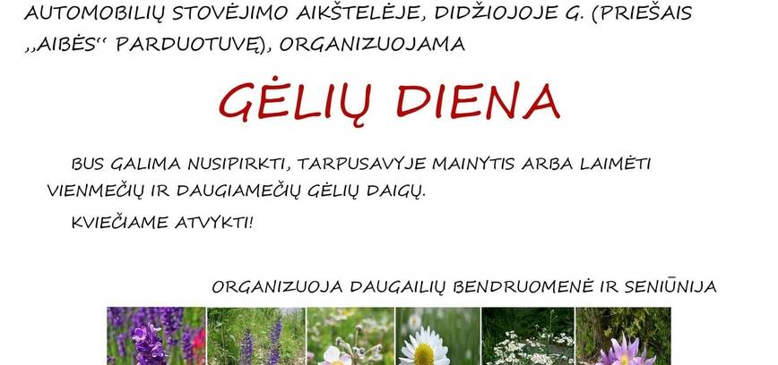 Gėlių diena Daugailiuose