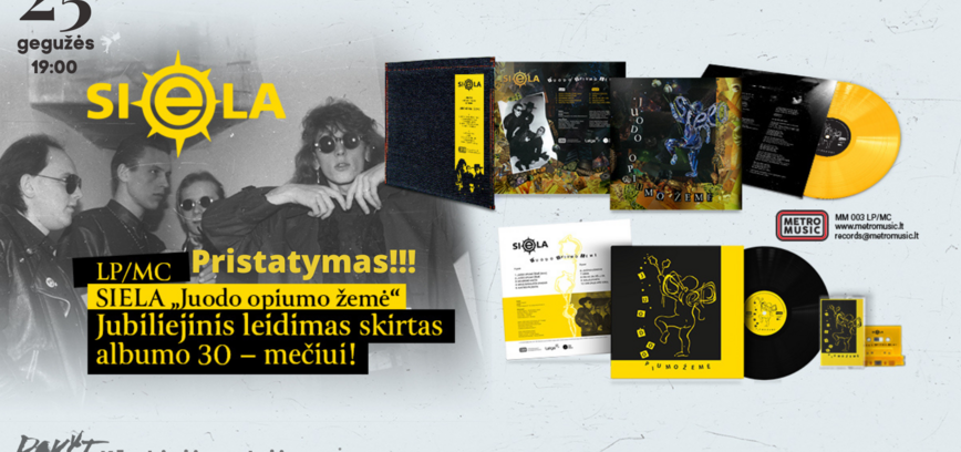 Grupės „Siela“ albumo „Juodo opiumo žemė“ vinilo plokštelės pristatymas