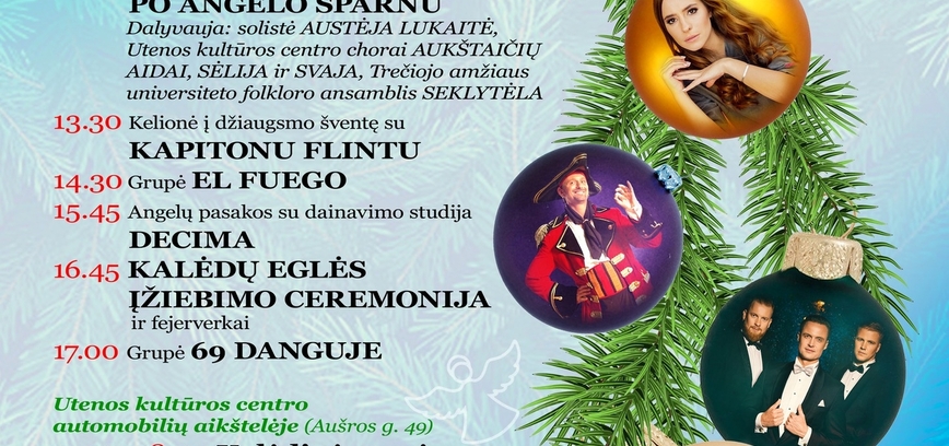 Angelų Kalėdos Utenoje