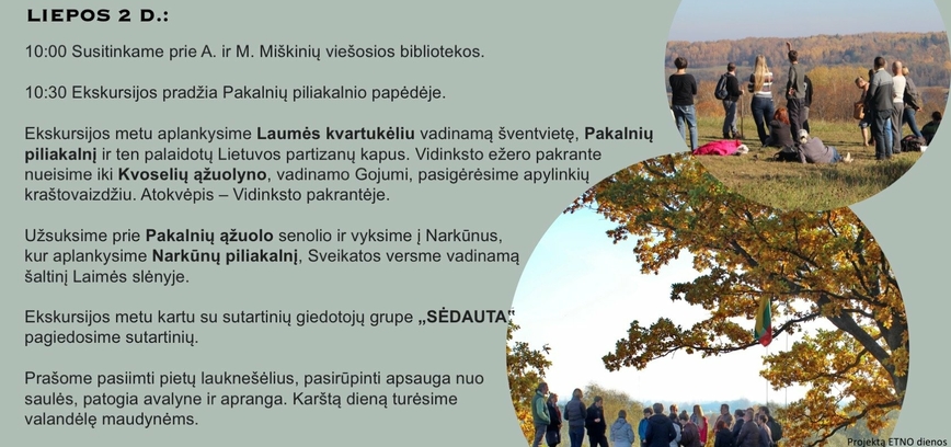 Etno dienos Utenoje. Ekskursija šeimai „Kunigaikščio Utenio legenda“