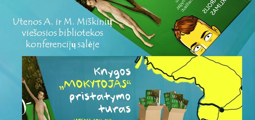 Susitikimas su Karoliu Klimu ir jo knygos „Mokytojas“ pristatymas