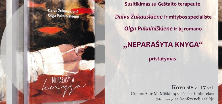 Romano „Neparašyta knyga“ pristatymas