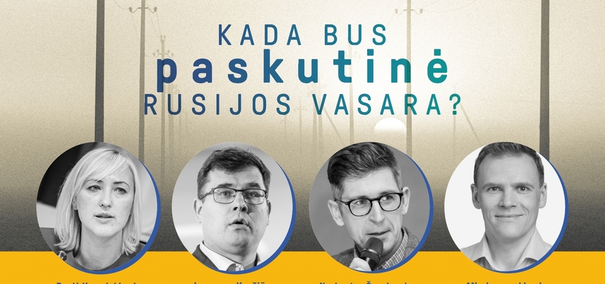Diskusija „Kada bus paskutinė Rusijos vasara?“