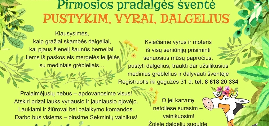 Pirmosios pradalgės šventė