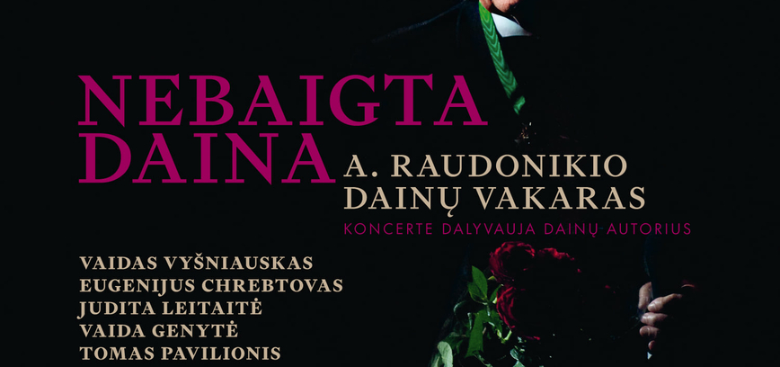 A.Raudonikio dainų vakaras