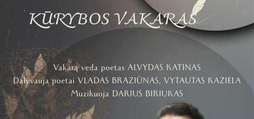 Reginos Katinaitės-Lumpickienės KŪRYBOS VAKARAS