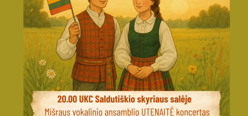  Valstybės (Lietuvos karaliaus Mindaugo karūnavimo) ir Tautiškos giesmės diena Saldutiškyje
