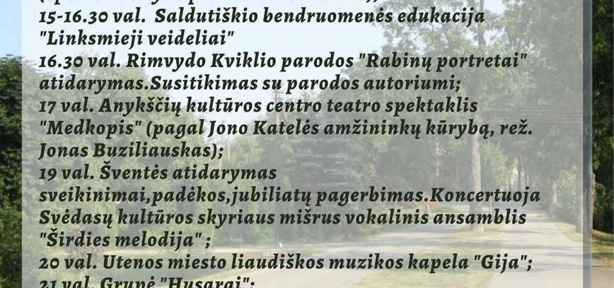 Kraštiečių šventė Saldutiškyje