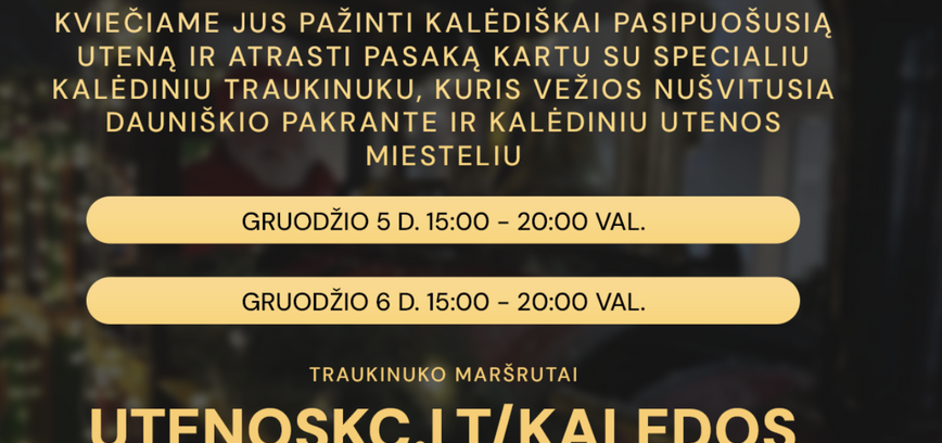 Kalėdinis traukinukas