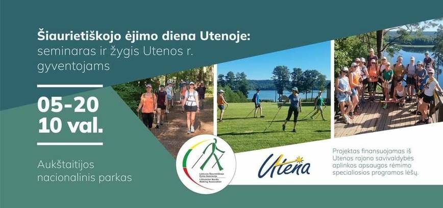 Šiaurietiško ėjimo diena Utenoje