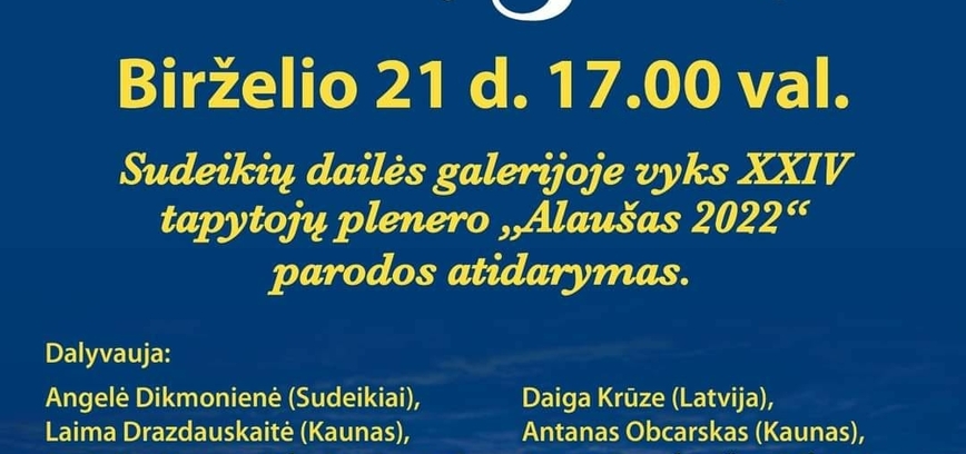 XXIV tarptautinio tapytojų pleneras „Alaušas 2022