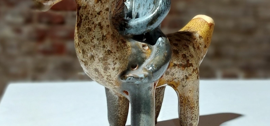 Tautodailininkės Vandos Valiušienės keramikos darbų paroda „Drauge su moliu“