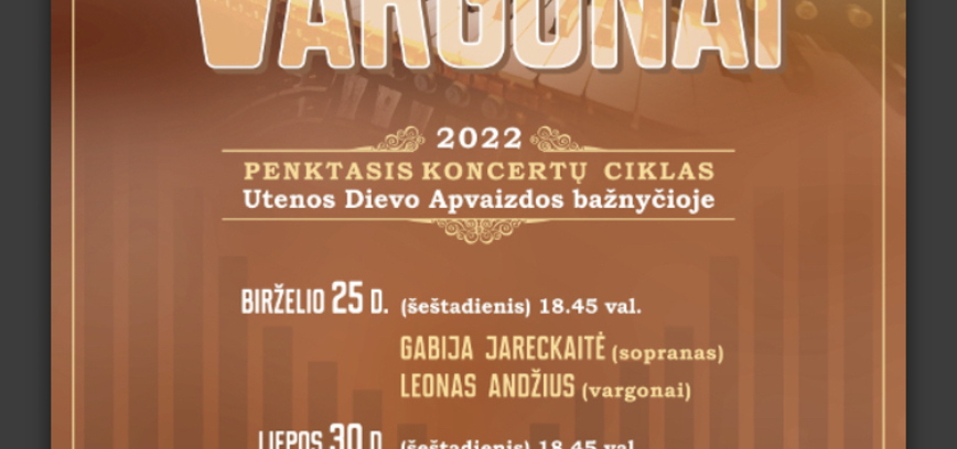 Penktasis koncertų ciklas „Vargonai“