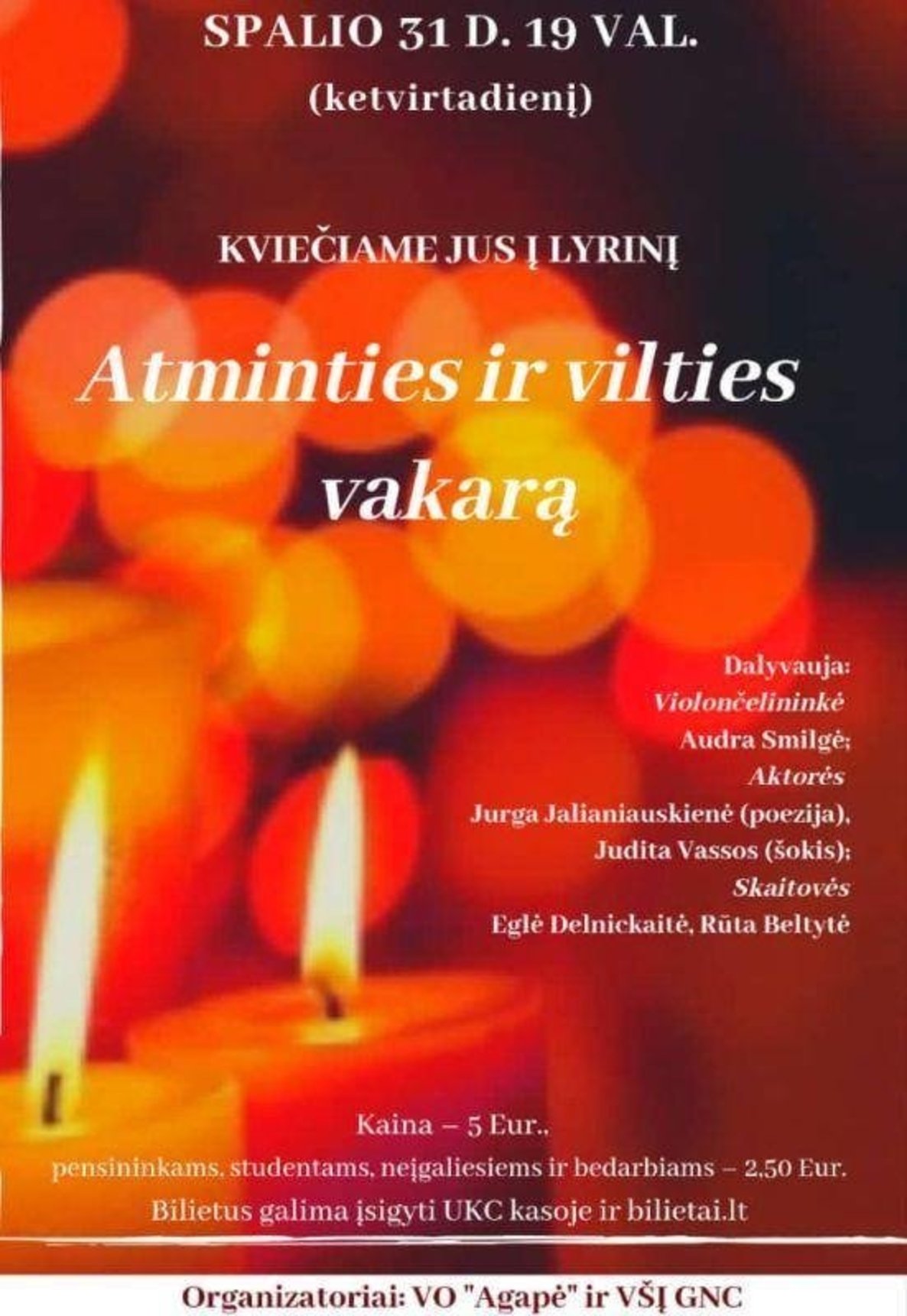 Lyrinis "Atminties ir Vilties" vakaras
