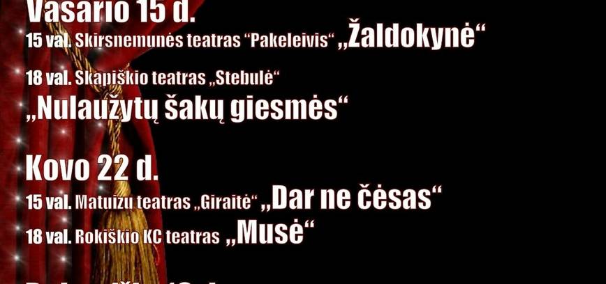 Akmenės KN teatras – „Laimingesnis netapsi“