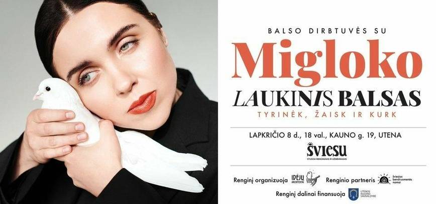 Laukinis balsas - balso dirbtuvės su MIGLOKO