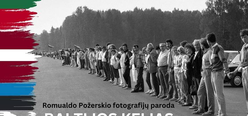Romualdo Požerskio fotografijų paroda „Baltijos kelias“
