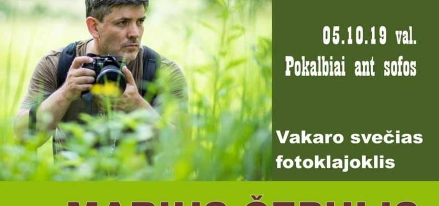 „Pokalbiai ant sofos“ svečias - Marius Čepulis