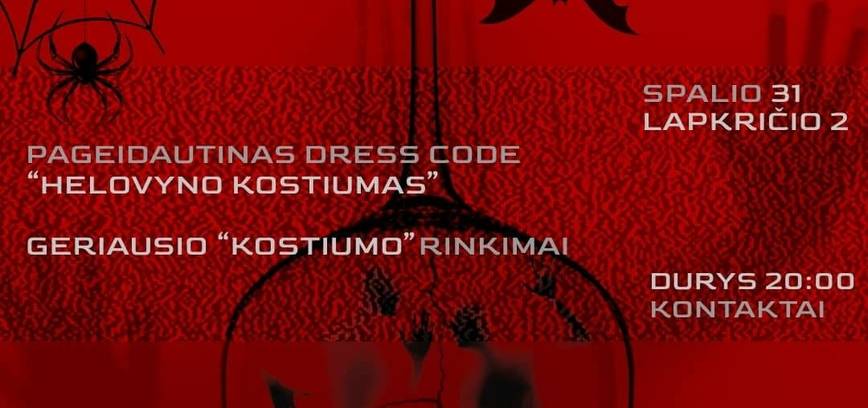 Helovyno savaitgalis!