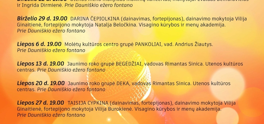 Trečiadienio vakarai su jaunaisiais talentais