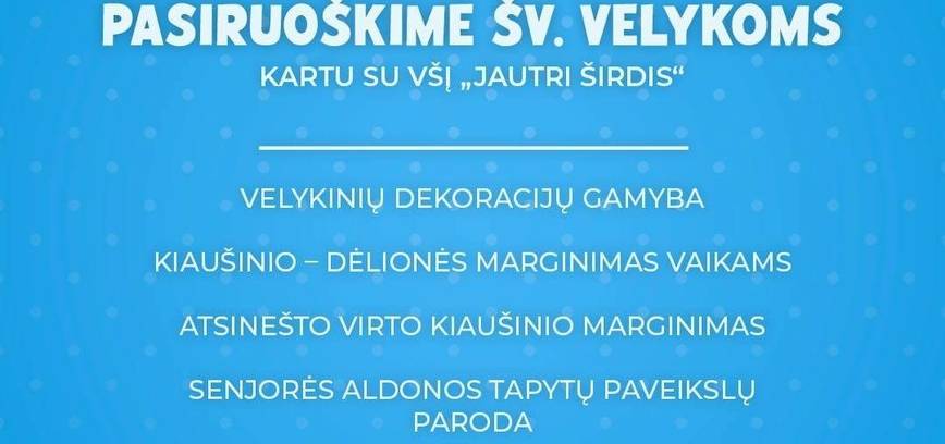 Pasiruoškime Šv. Velykom