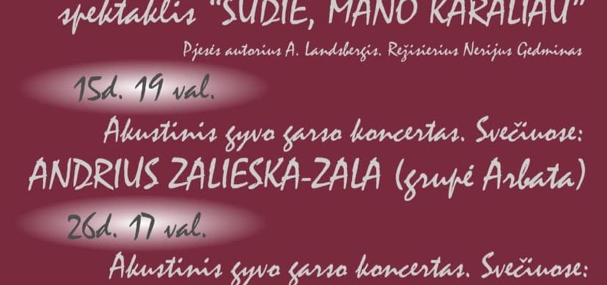 Aurelijaus Sirgėdo akustinis koncertas