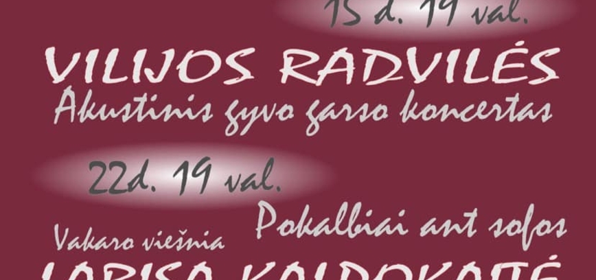 Vilijos Radvilės akustinis gyvo garso koncertas
