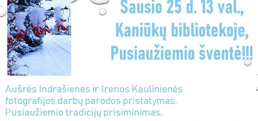 Pusiaužiemio šventė Kaniūkuose