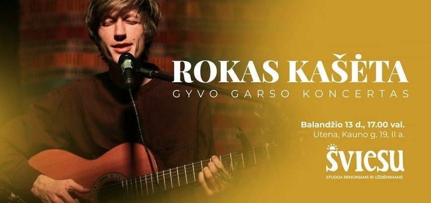 Rokas Kašėta. Gyvo garso koncertas dzūkiškai