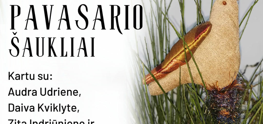 Nemokamos kūrybinės dirbtuvės „Pavasario šaukliai“