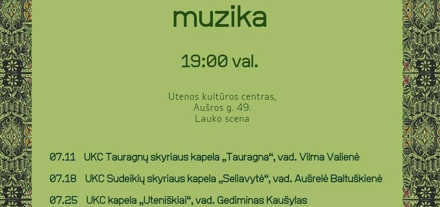 Ketvirtadienio vakaruškos su liaudiška muzika