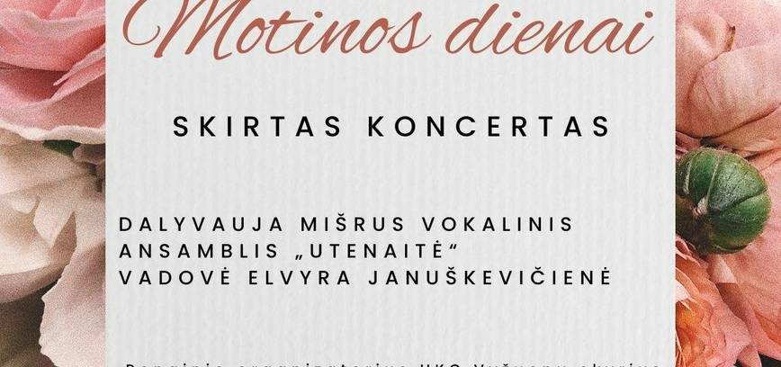 Koncertas Motinos dienai Vyžuonose