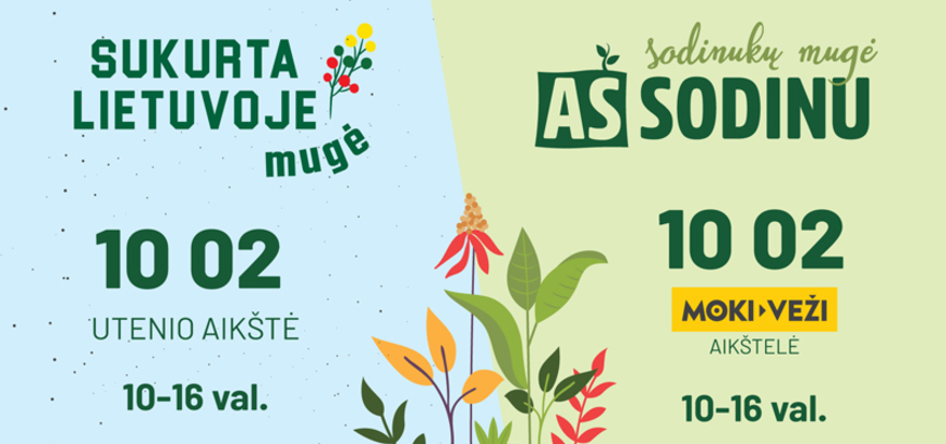 Specializuotasodinukų mugė „Aš sodinu“