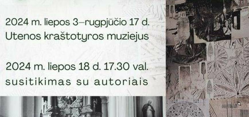 Šiuolaikinės menininkės Almyros Weigel (tekstilė) ir fotomenininko Thomo Weigel (fotografija) darbų paroda