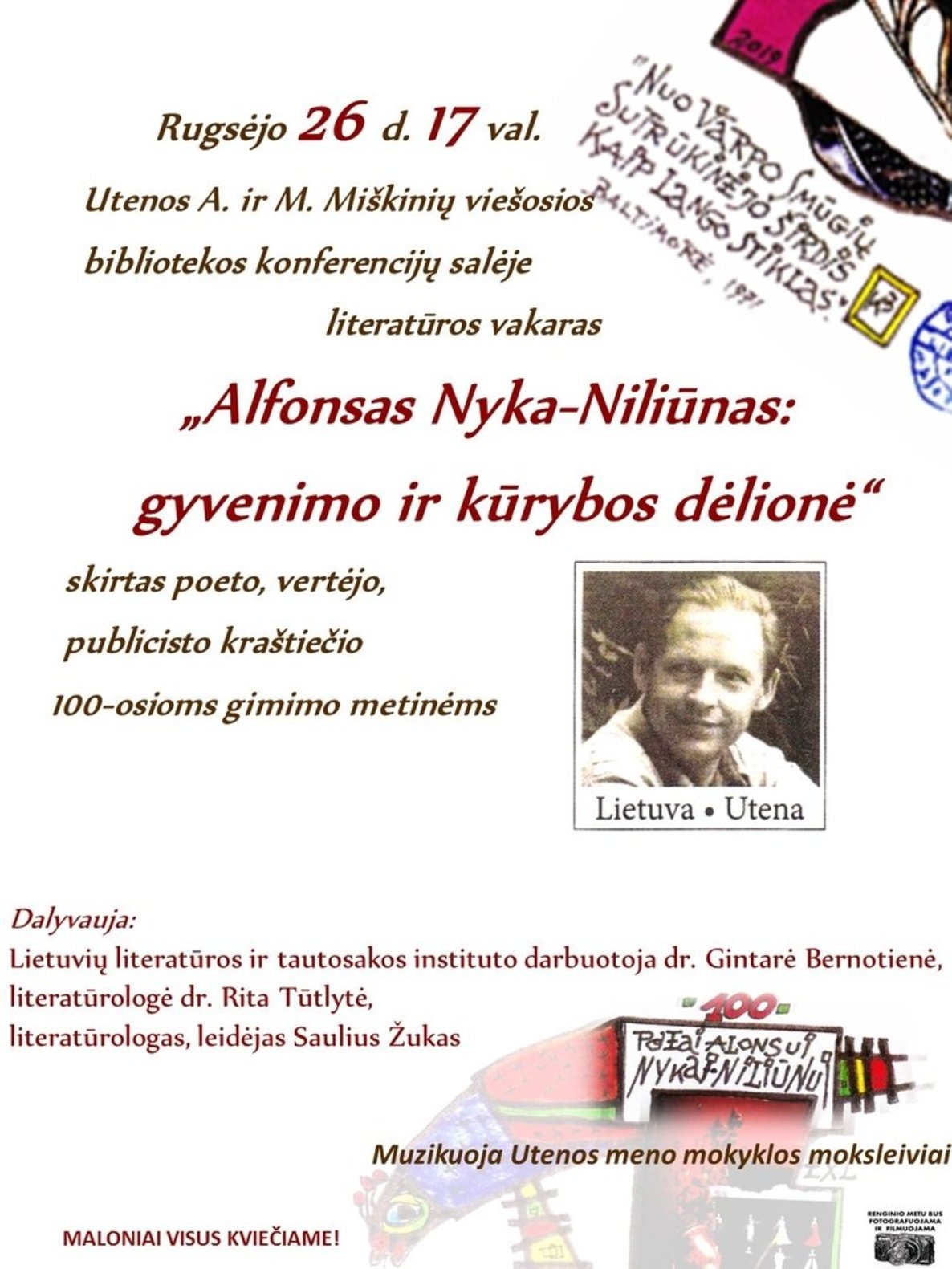 literatūros vakaras 