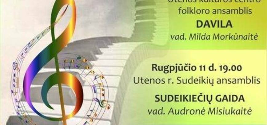 Rugpjūčio penktadieniai su dainomis ir muzika