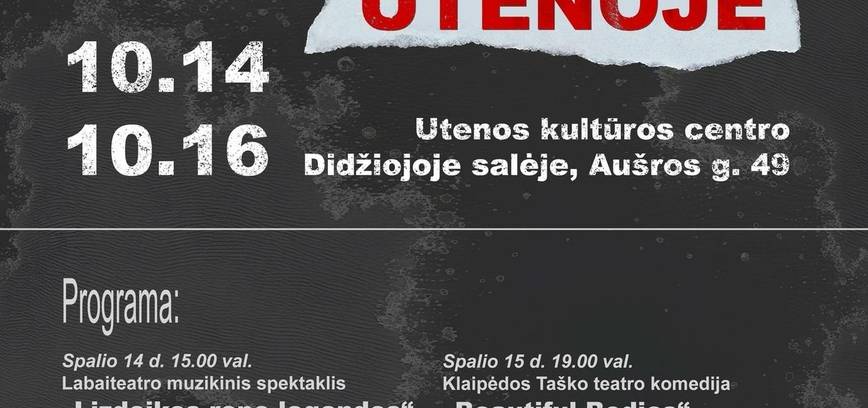 Profesionalių teatrų festivalis „Pjero dienos Utenoje“