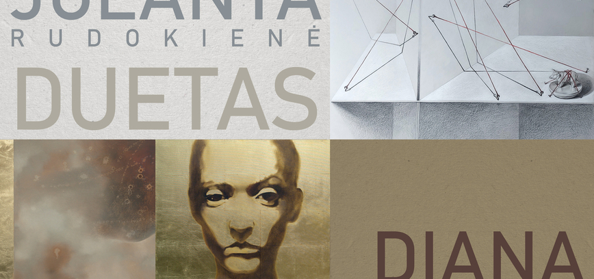 Jolantos Rudokienės (piešiniai) ir Dianos Rudokienės (tapyba) darbų paroda