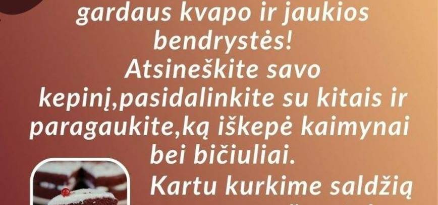 Pyragų diena Saldutiškyje