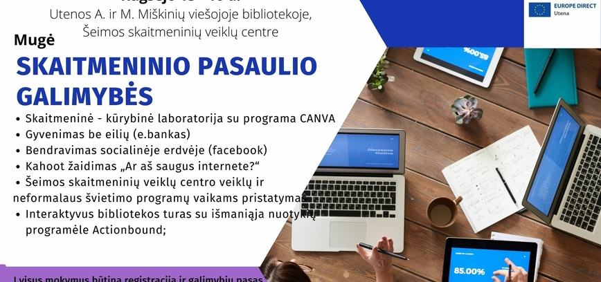 Mugė „Skaitmeninio pasaulio galimybės“