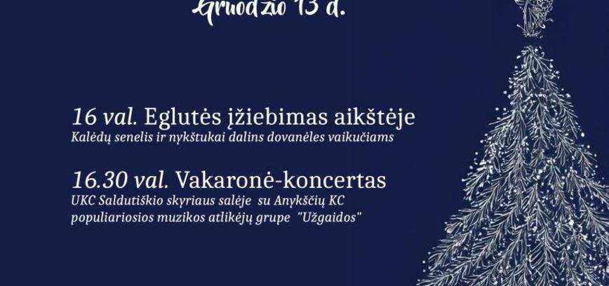 Eglutės įžiebimas Saldutiškyje