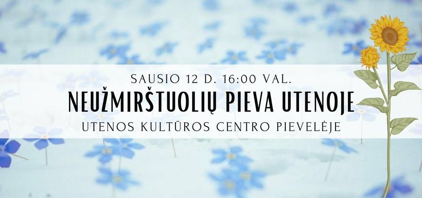 Susiburkime ir pasodinkime Neužmirštuolių pievą kartu!