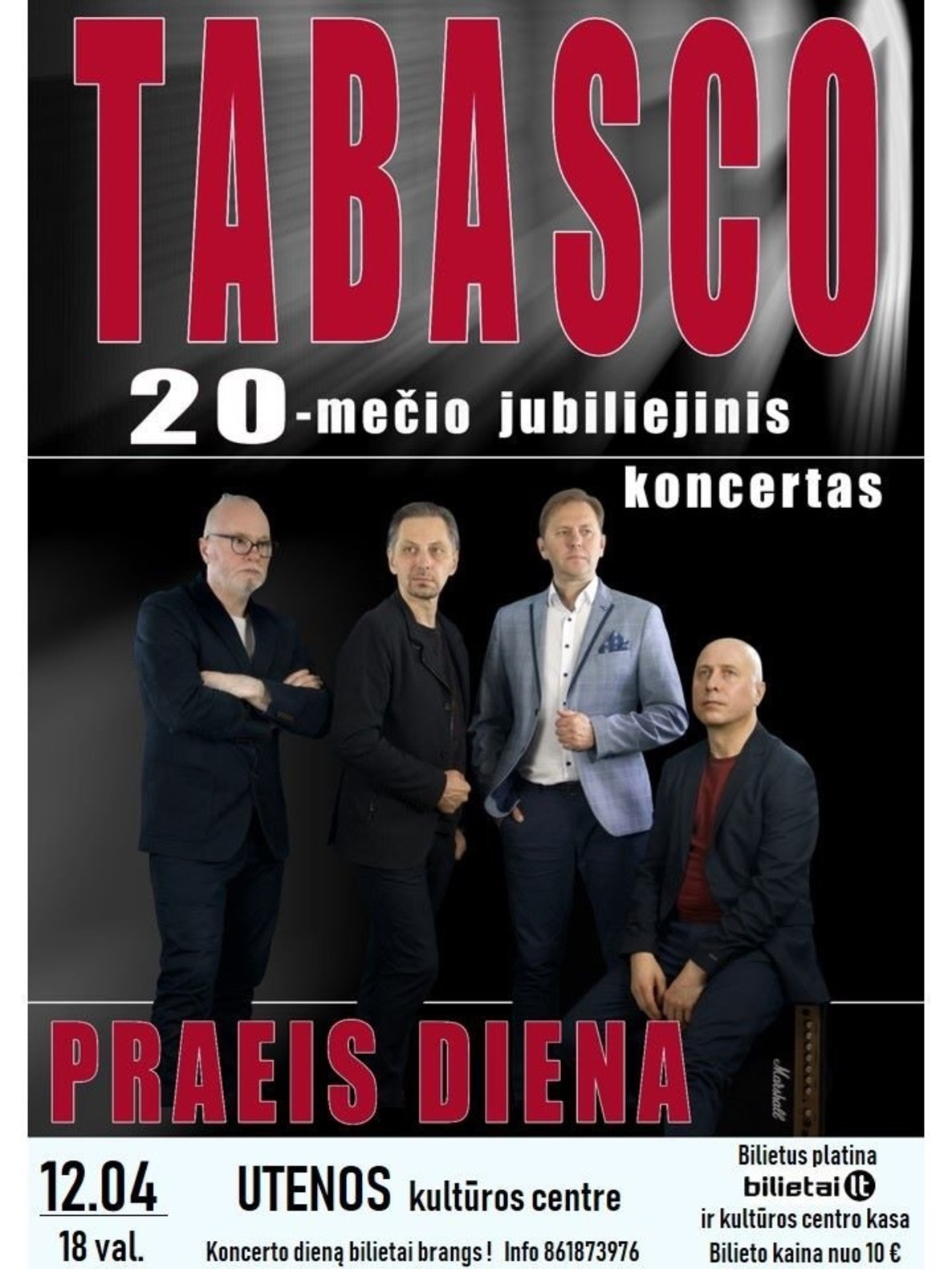  Grupės TABASCO 20-mečio jubiliejinis koncertas 