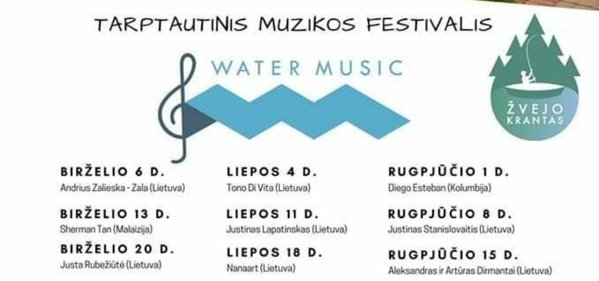 Tarptautinės muzikos festivalis „Water music“